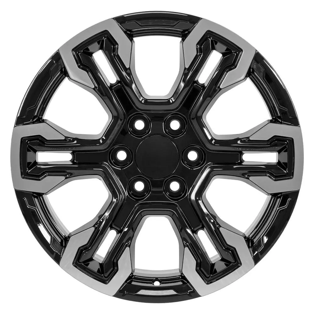 20X9 Replica Wheel Cv65 Fits Chevrolet Silverado - Gloss Black 1