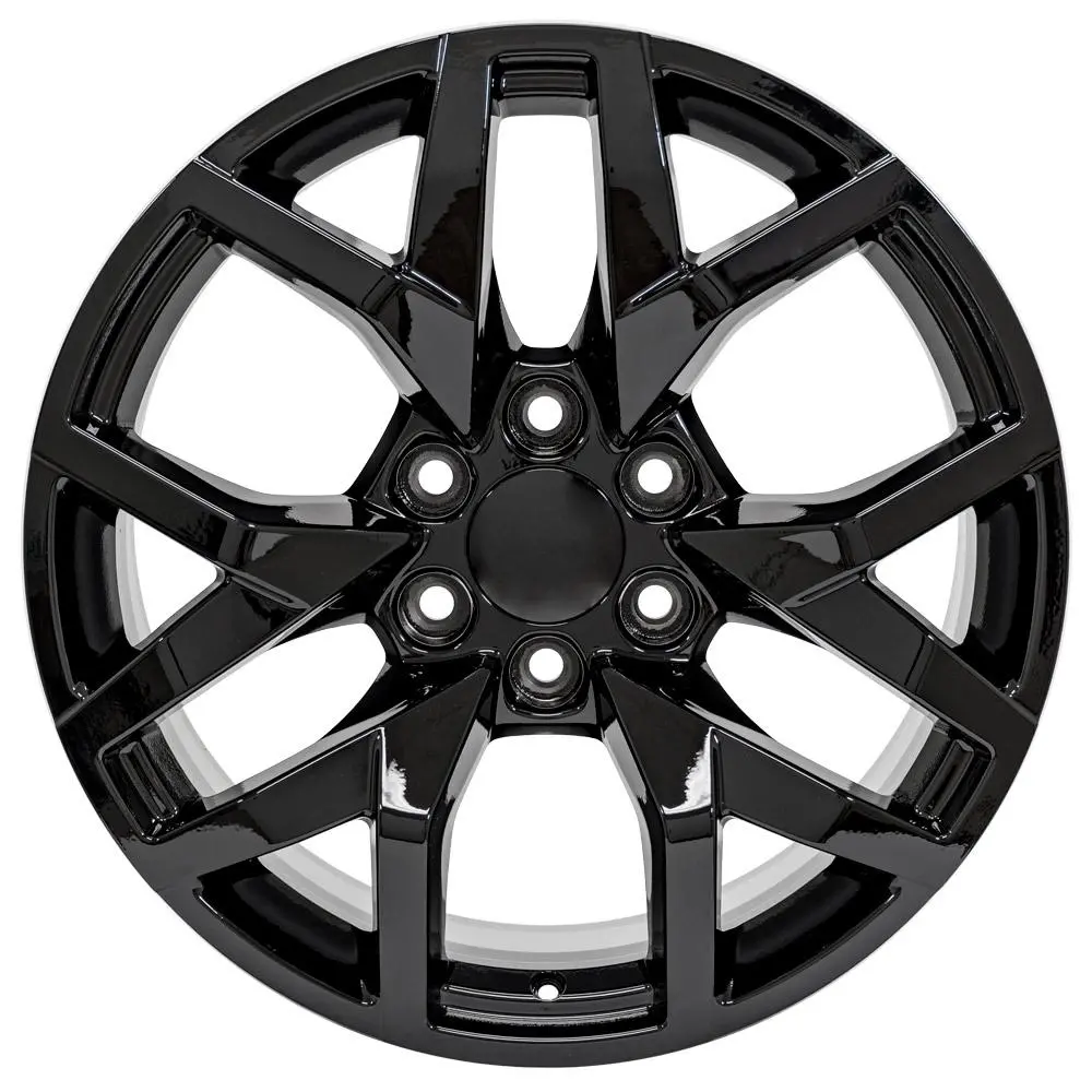 20X9 Replica Wheel Cv66 Fits Chevrolet Suburban 1500 - Gloss Black 1