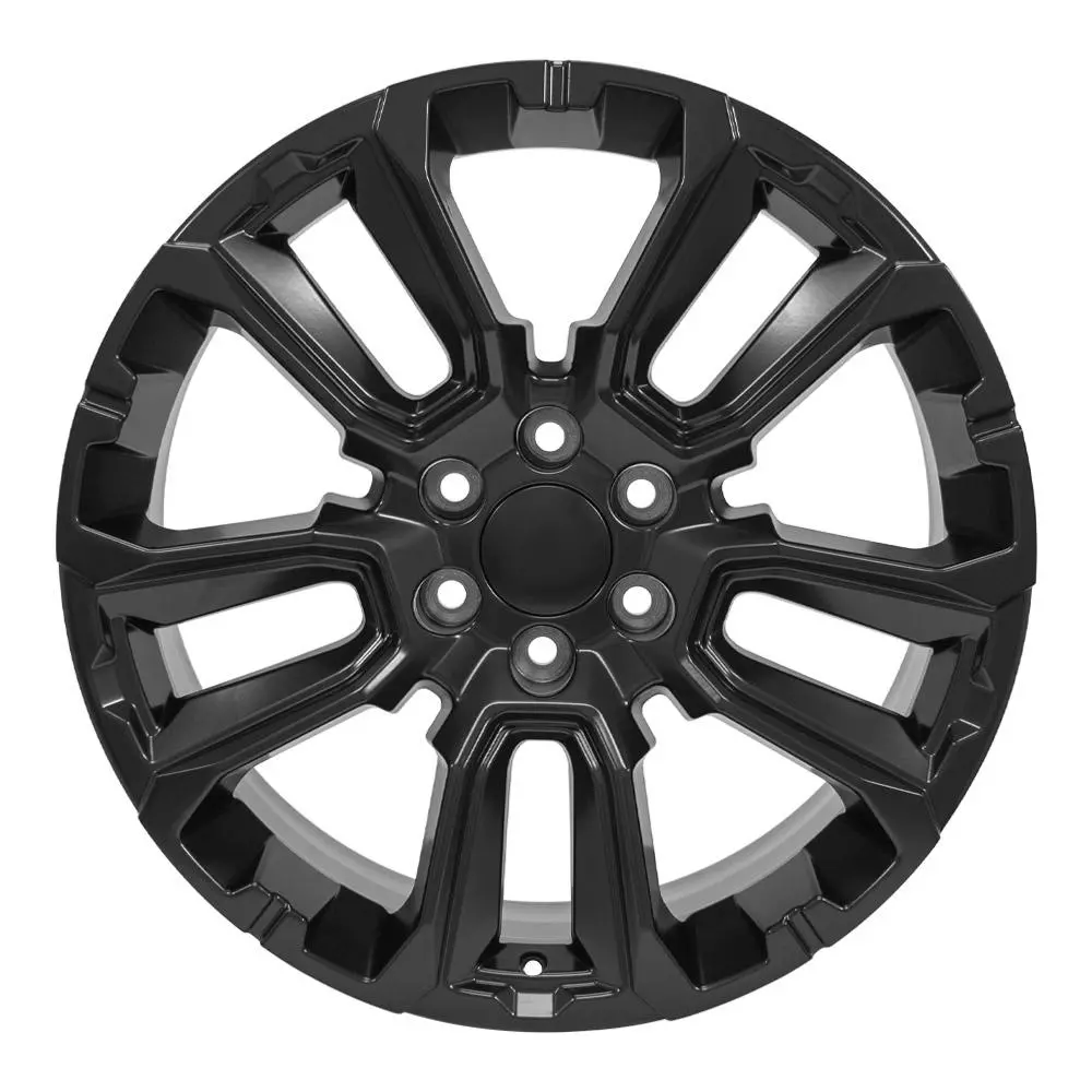 22X9 Replica Wheel Cv68 Fits Chevrolet Suburban 1500 - Satin Black 1