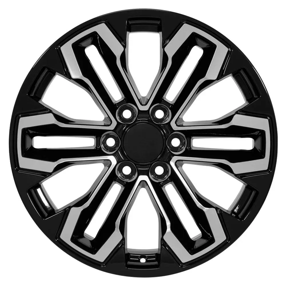 20X9 Replica Wheel Cv69 Fits Chevrolet Silverado - Gloss Black 1