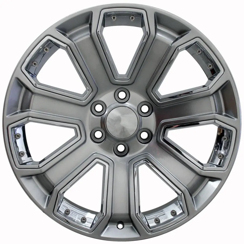 20" Replica Wheel Cv93 Fits Chevrolet Silverado- Design Two 1