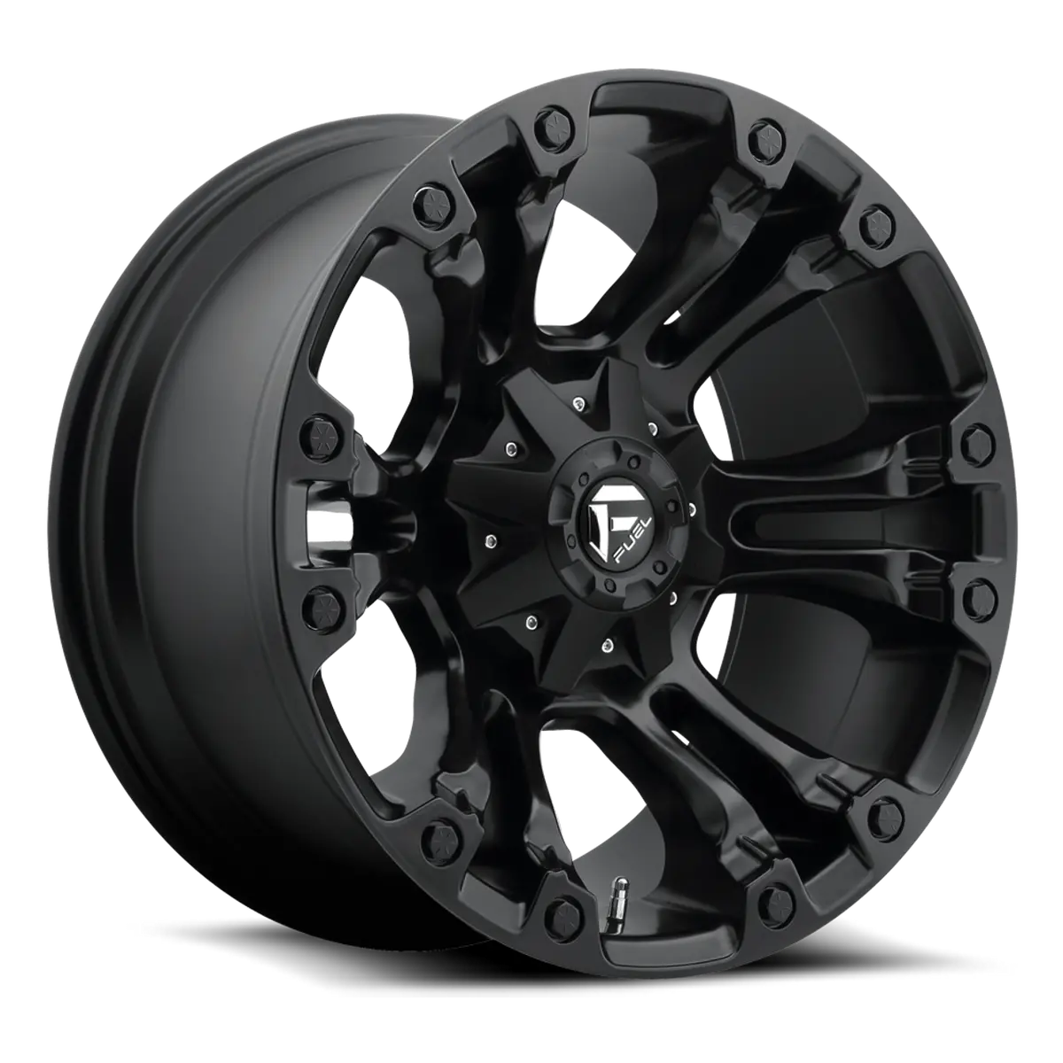 Fuel 1Pc D560 Vapor Matt Black 20X12 4X4 1