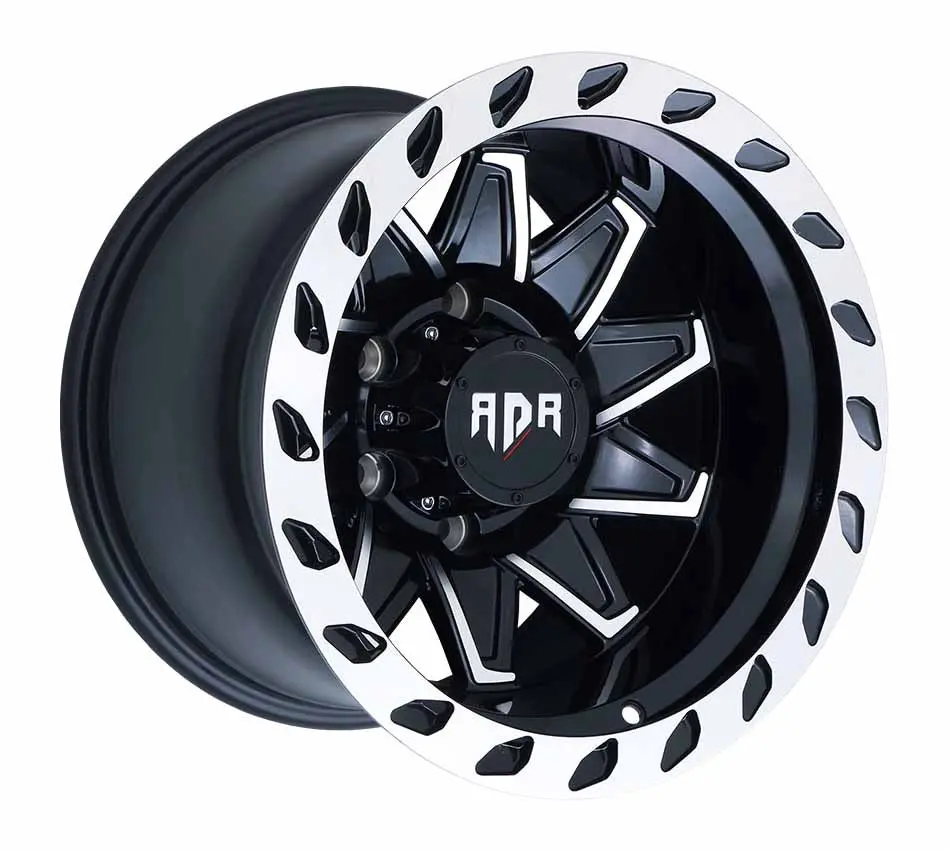 Dcenti Racing Stw596 Black Polish 15*10 4X4 1