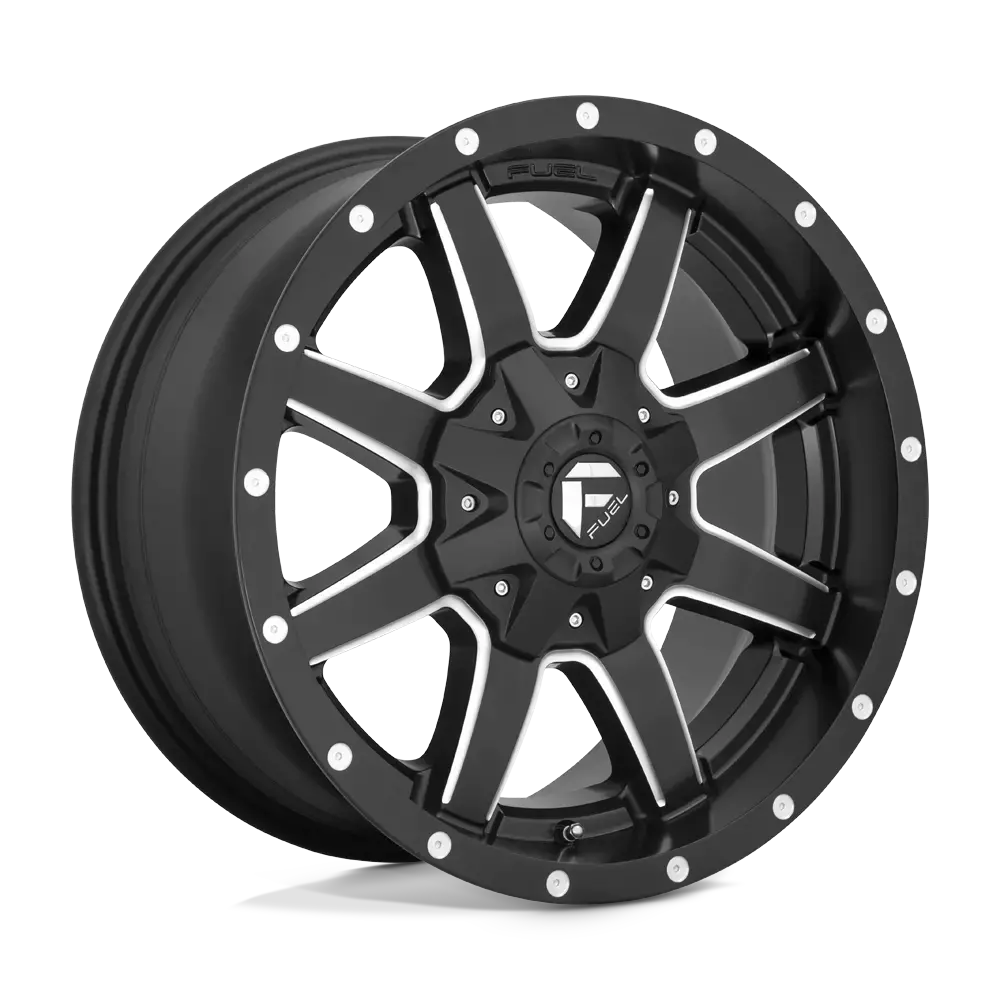 Fuel 1Pc D538 Maverick Matt Black Milled 20X9 4X4 1