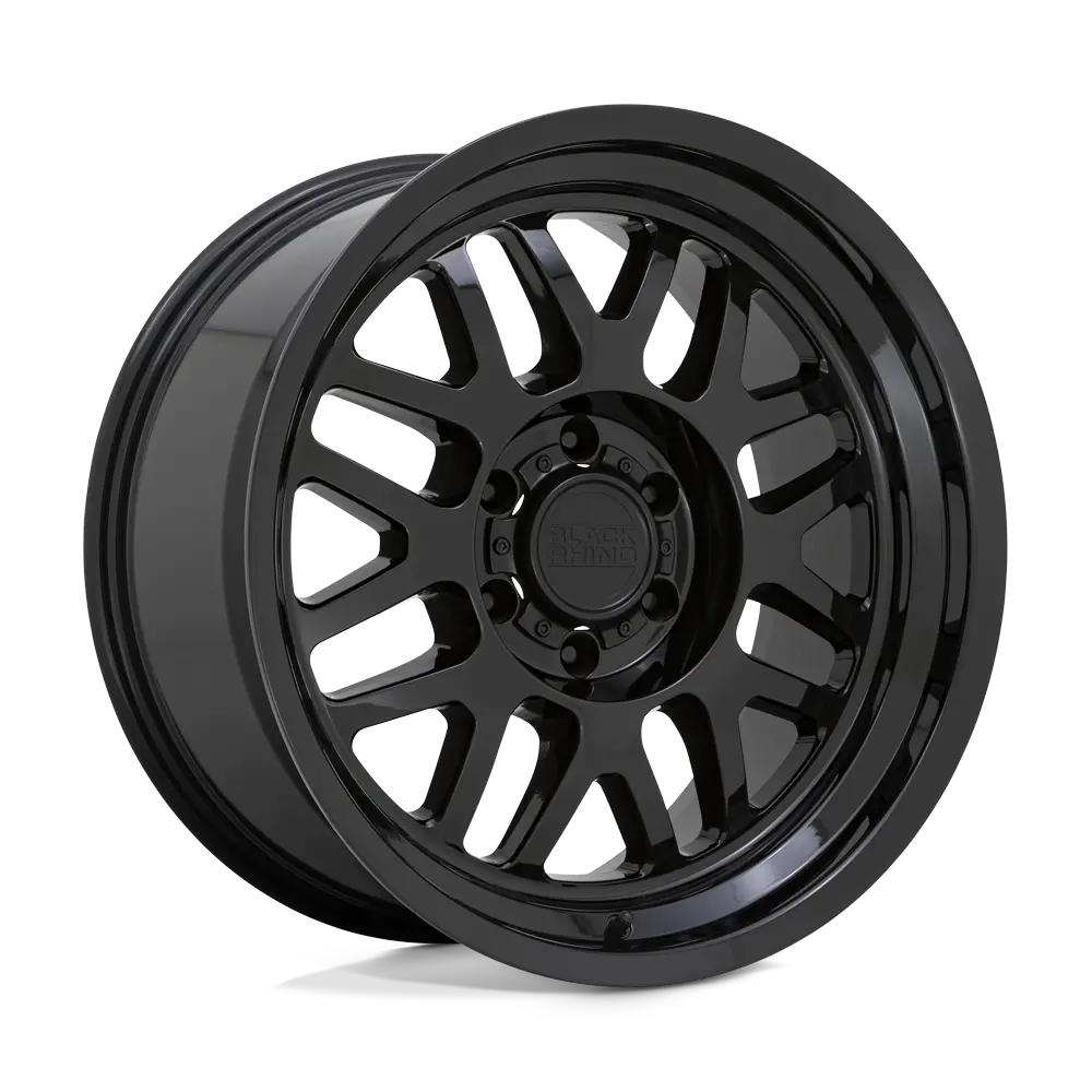 18X9.5 Gloss Black 12Mm Black Rhino Wheel 1