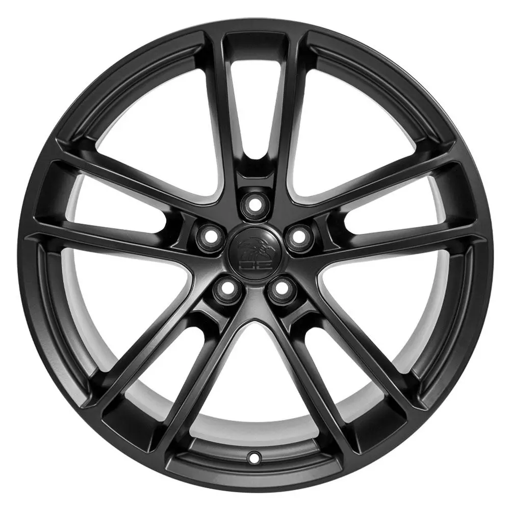 20x10 Satin Black DG23 Replica Wheel for Dodge Challenger