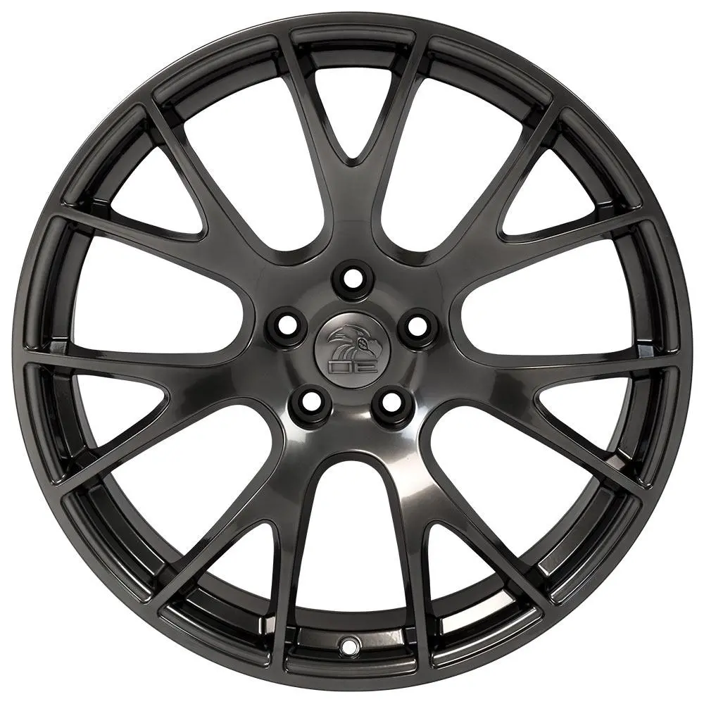22-Inch DG69 Replica Alloy Wheel for Dodge Ram Hellcat – Sleek Four-Spoke Design
