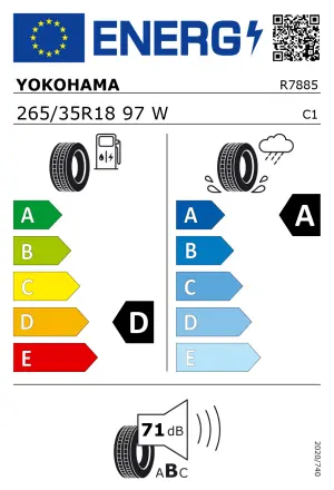 265/35R18 97W Yokohama Advan Neova Ad09 Semi Slick 2