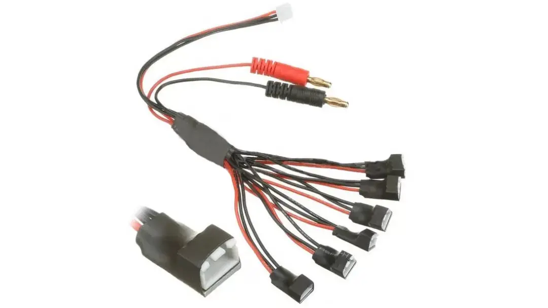 Parallel Charge Cable For Trex 150 Omp M1 Batteries And Scx24 Batteries With 2S Xh Connector 1