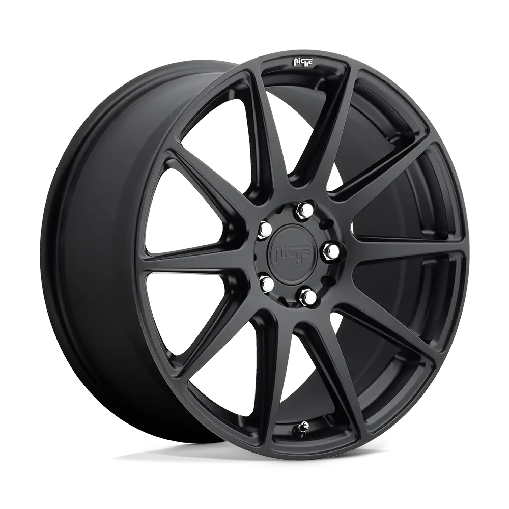 20x9 Matte Black Alloy Wheel – 35mm Offset, Single Piece Niche Design