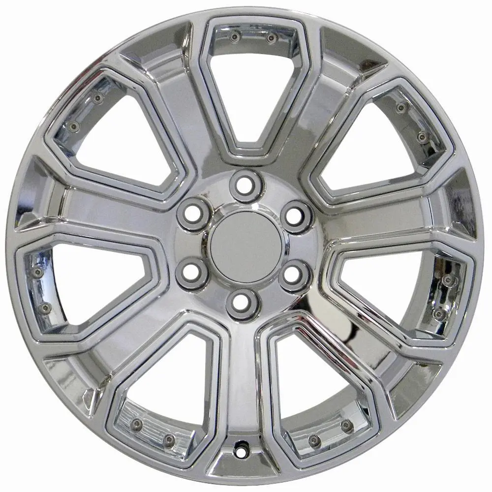 20" Replica Wheel Cv93 Fits Chevrolet Silverado- Design Three 1