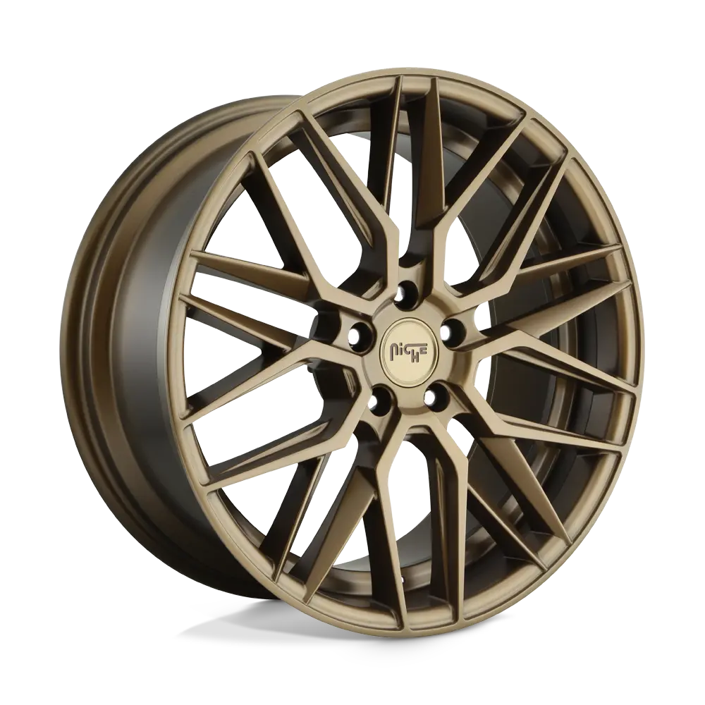 18x8 Matte Bronze Alloy Wheel – 40mm Offset, Single Piece
