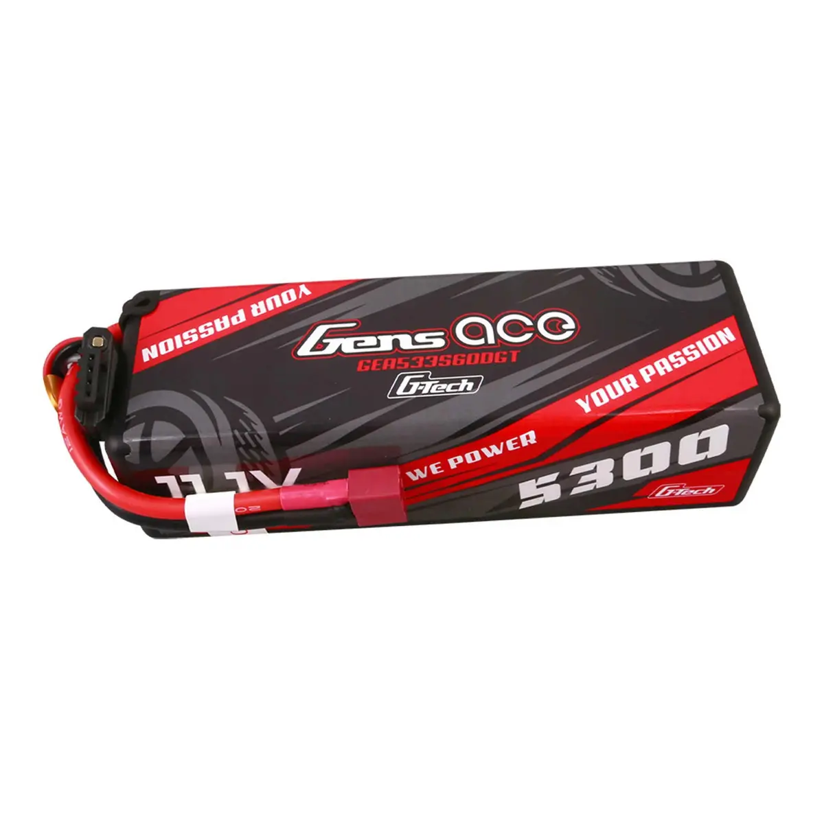 Gens Ace 11.1V 5300Mah 3S 60C G-Tech Smart Lipo: Deans Gea533s60dgt 1