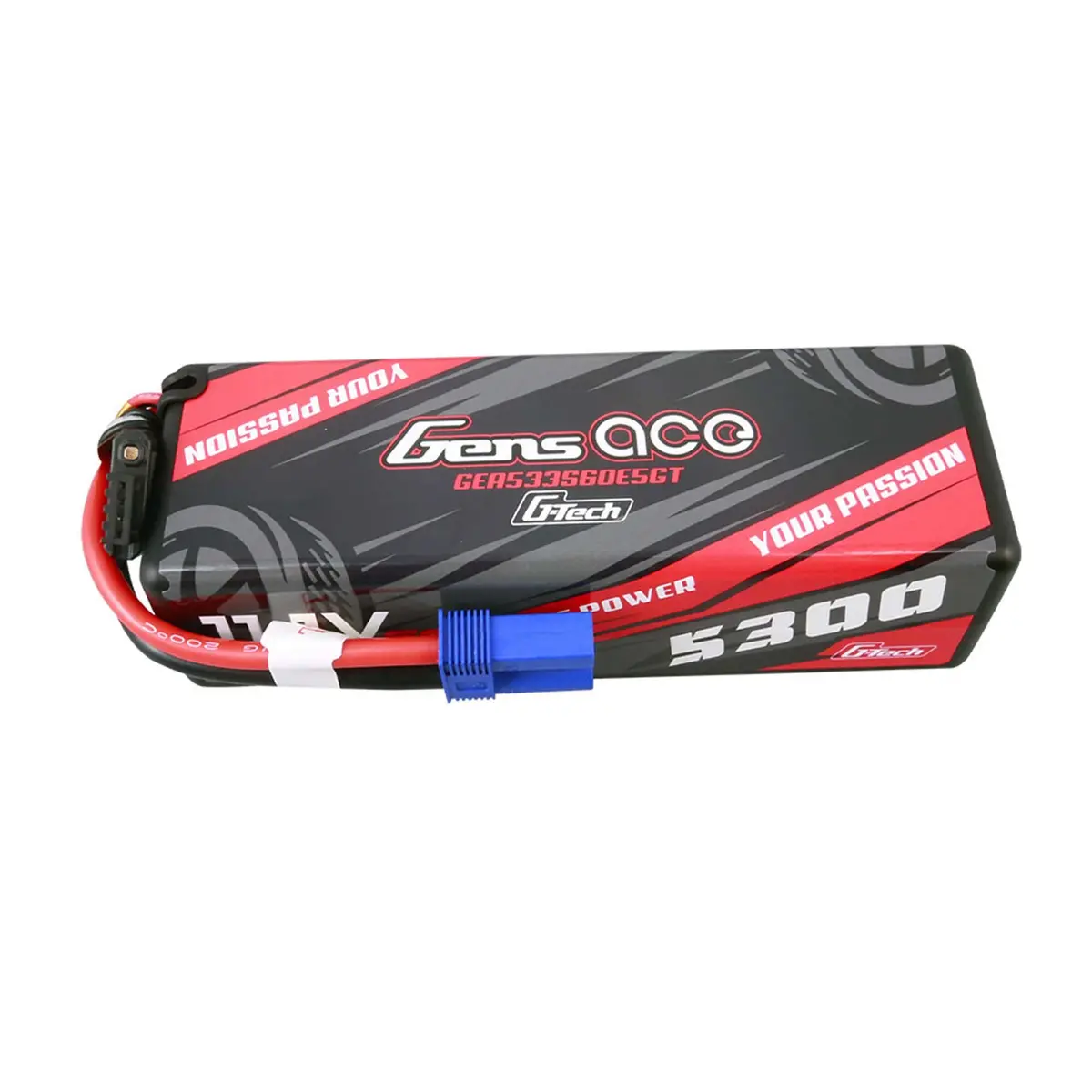 Gens Ace 11.1V 5300Mah 3S 60C G-Tech Smart Lipo: Ec5 Gea533s60e5gt 1