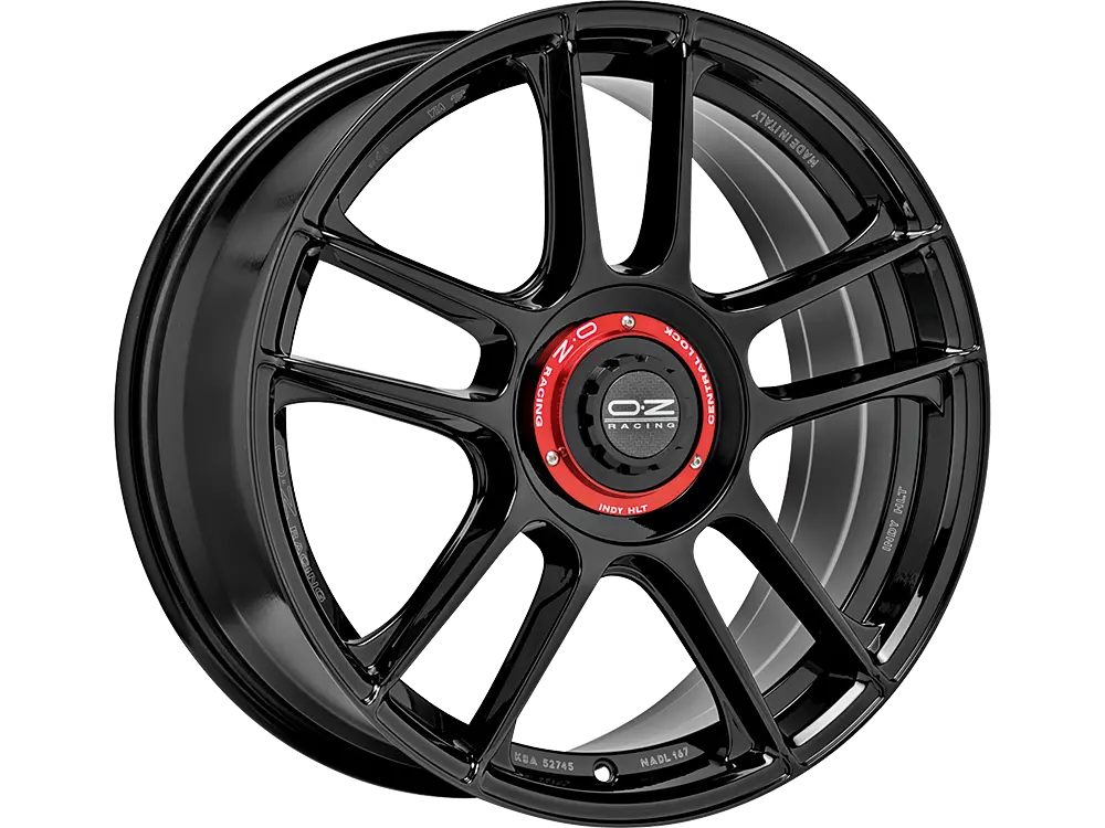 Oz Indy Hlt 18*8 Gloss Black 1