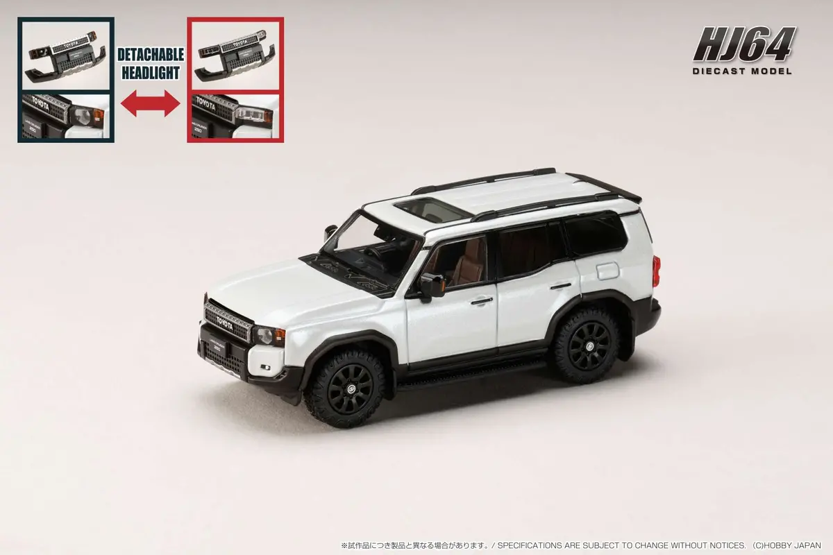 Hobby Japan Hj641081apw Hj64 Toyota Landcruiser 250 Zx First Edition (Rhd) Platinum White Pearl Mica 1