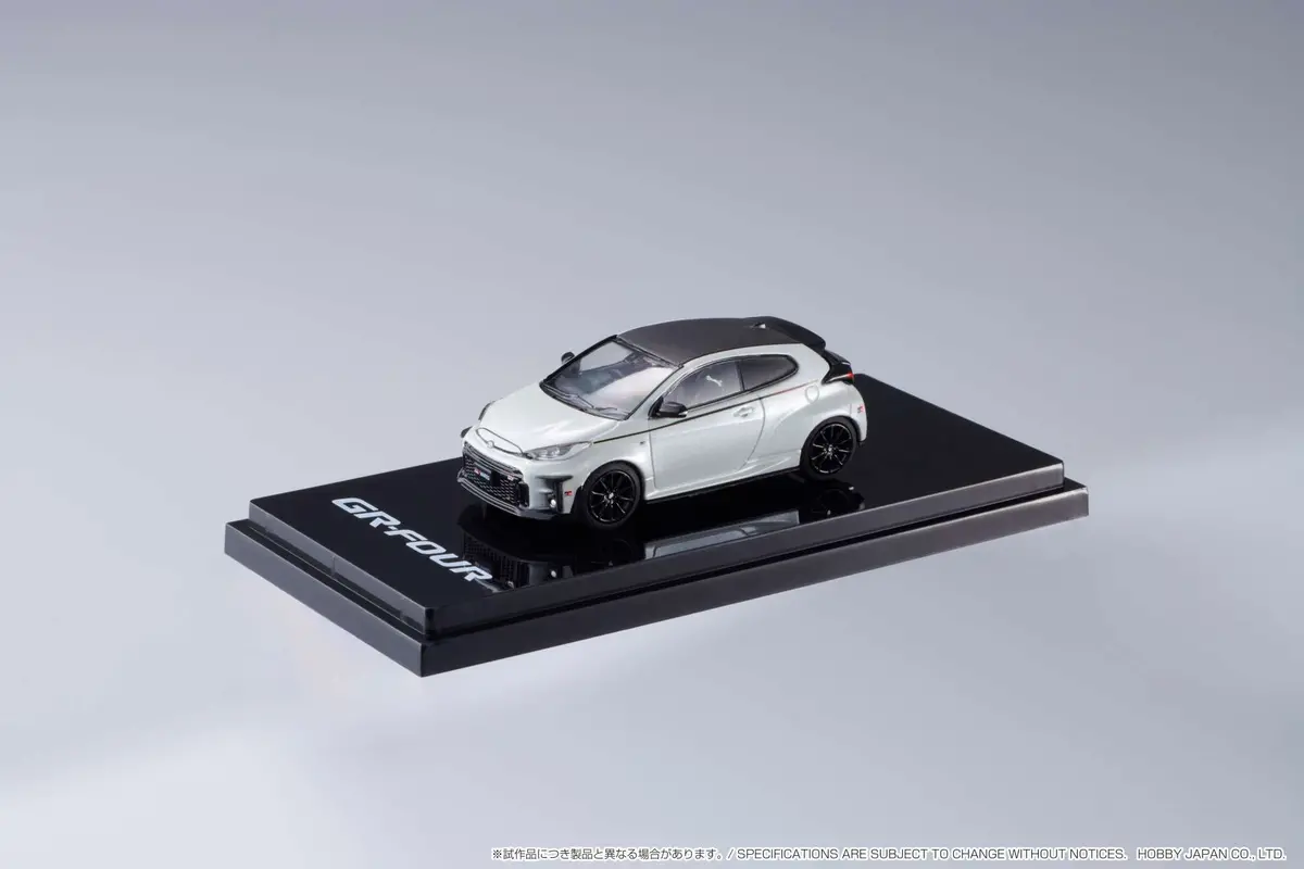 Hobby Japan Hj642024gpw Toyota Gr Yaris Rz High Performance Gr Parts Platinum White Pearl Mica 1