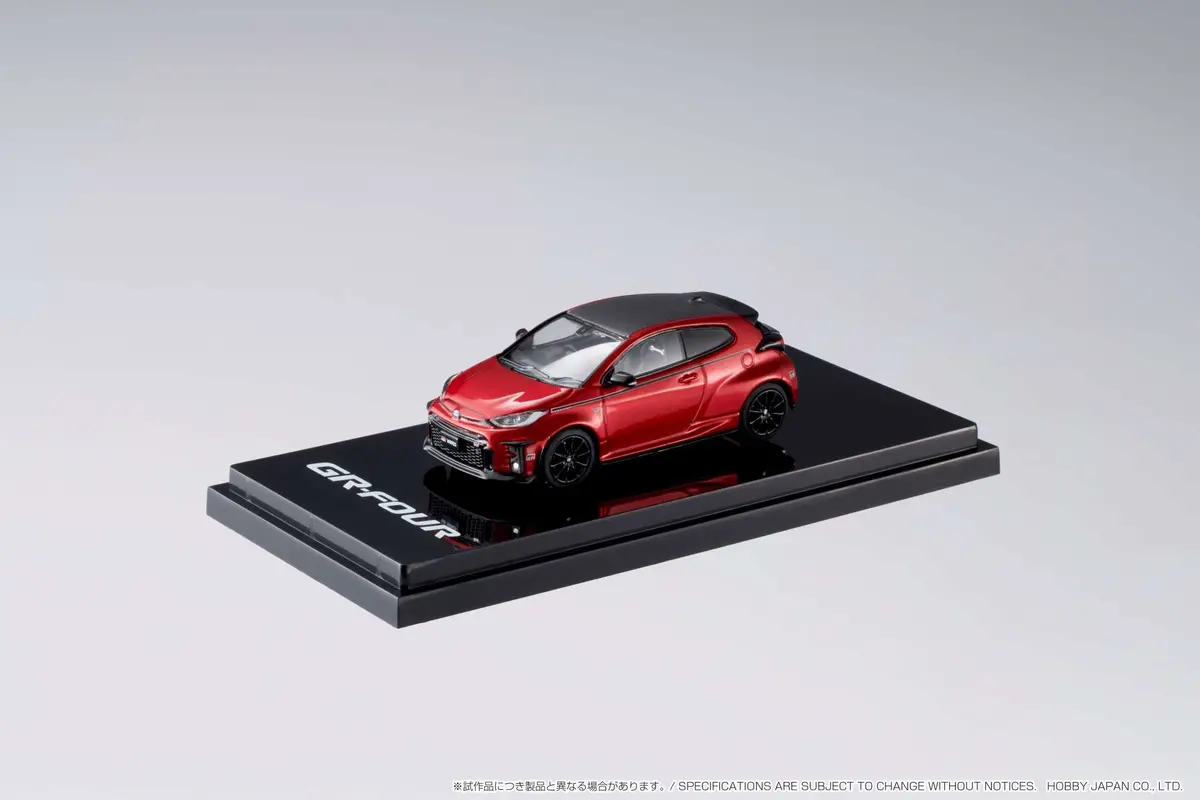 Hobby Japan Hj642024gr Toyota Gr Yaris Rz High Performance Gr Parts Emotional Red Ii 1