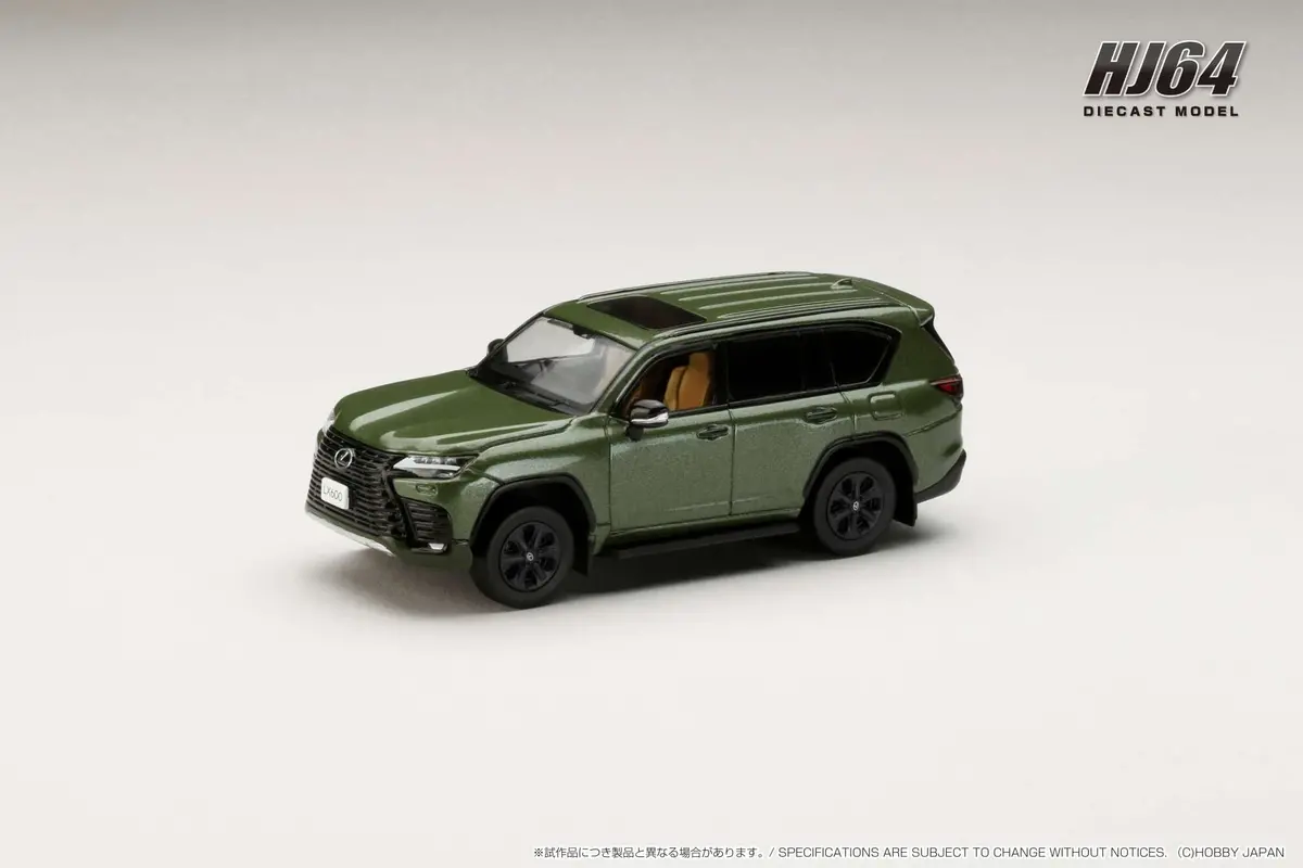 Hobby Japan Hj643061bgr Lexus Lx600 Offroadterrane Khaki Mica Metallic / Hazel Interior 1
