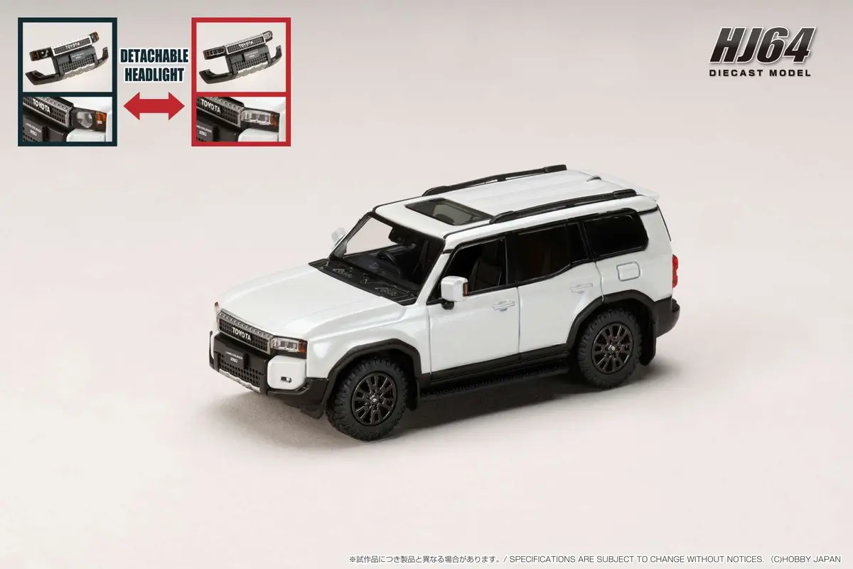 Hobby Japan Hj643081cpw Hj64 Toyota Landcruiser 250Vx Gasoline (Rhd)Platinum White Pearl Mica 1