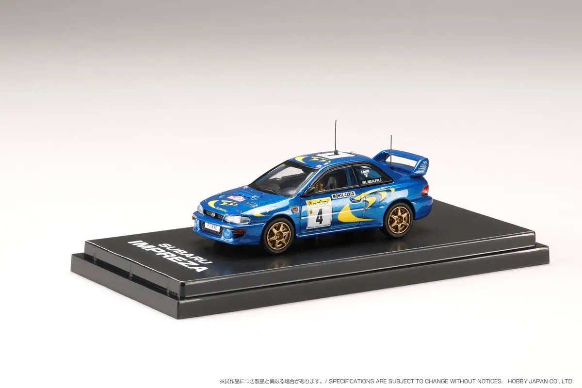 Hobby Japan Hjr642041b Subaru Impreza Wrc 1997  #4 (Monte Carlo) / Winner 1