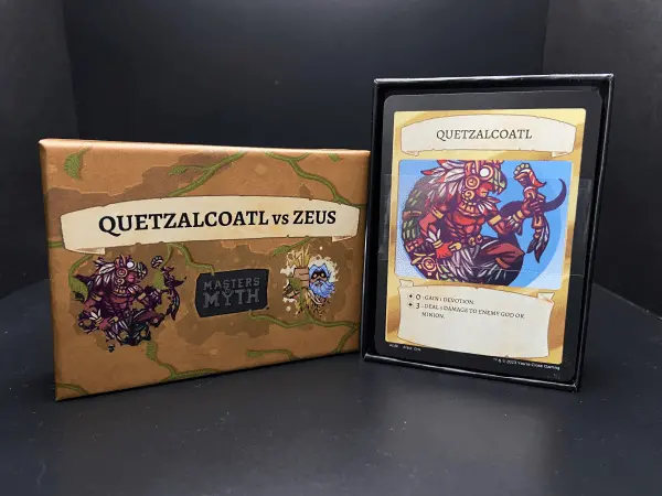Masters Of Myth: Quetzalcoatl Vs Zeus Deck Pack 1