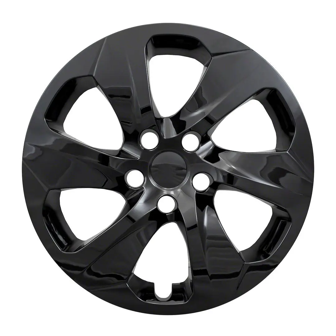 Coast2coast Iwc53917blk Wheel Covers | 17 Inch | 6 Spoke | Gloss Black | Plastic | Set Of 4 | Oem-Style Fit | Durable Abs Construction | Fits Many 17" Oem Steel Wheels On Chevy, Ford, Dodge, Toyota 1