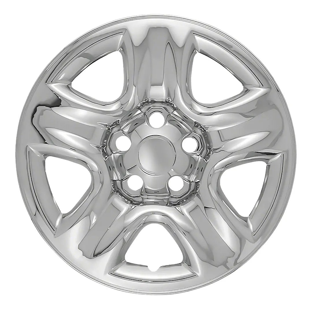 Coast2coast Iwcimp42x Impostor Wheel Skins | Impostor | 16 Inch | 5 Dimpled Spokes | Snap-On | Chrome | Abs Plastic | Set Of 4 | Oem-Style Fit | Durable Abs Construction | Fits Many 16" Steel Wheels On Toyota Camry, Honda Accord, Ford Fusion 1