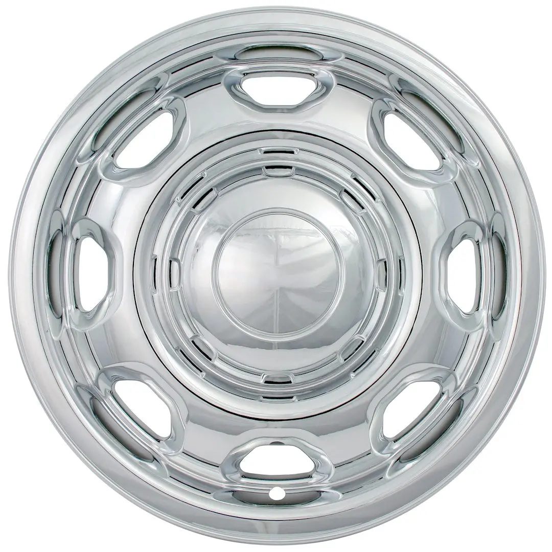Coast2coast Iwcimp80x Impostor Wheel Skins | Impostor | 17 Inch | 8 Spokes | Snap-On | Chrome | Abs Plastic | Set Of 4 | Oem-Style Fit | Durable Abs Construction | Fits Many 17" Oem Steel Wheels On Chevy, Ford, Dodge, Toyota 1