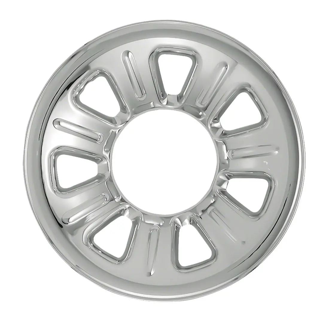 Coast2coast Iwcimp21 Impostor Wheel Skins | Impostor | 15 Inch | 7 Dimpled Spokes | Snap-On | Chrome | Abs Plastic | Set Of 4 | Oem-Style Fit | Durable Abs Construction | Fits Many 15" Steel Wheels On Honda, Toyota, Ford, Nissan 1