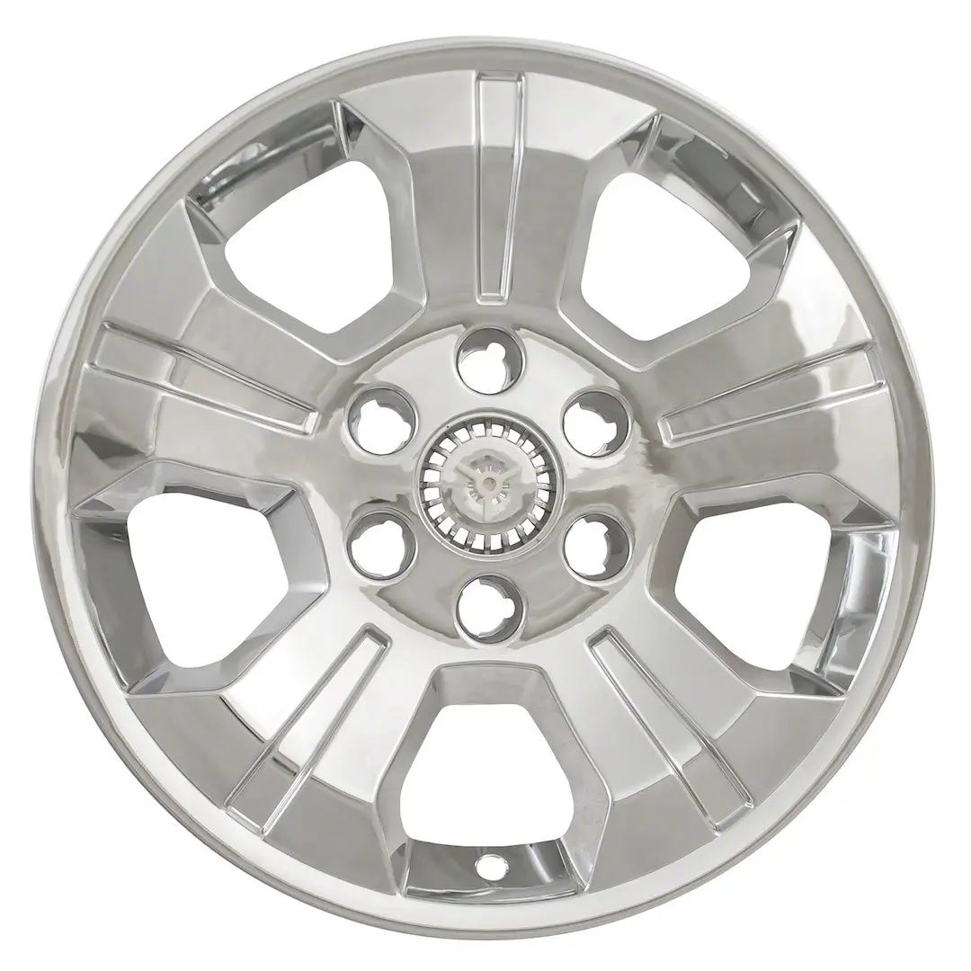 Coast2Coast IMP392X Snap-On Chrome Wheel Skins for 18" SUV & Truck Steel Wheels – 5-Spoke OEM-Style Design, Durable ABS Plastic, Set of 4