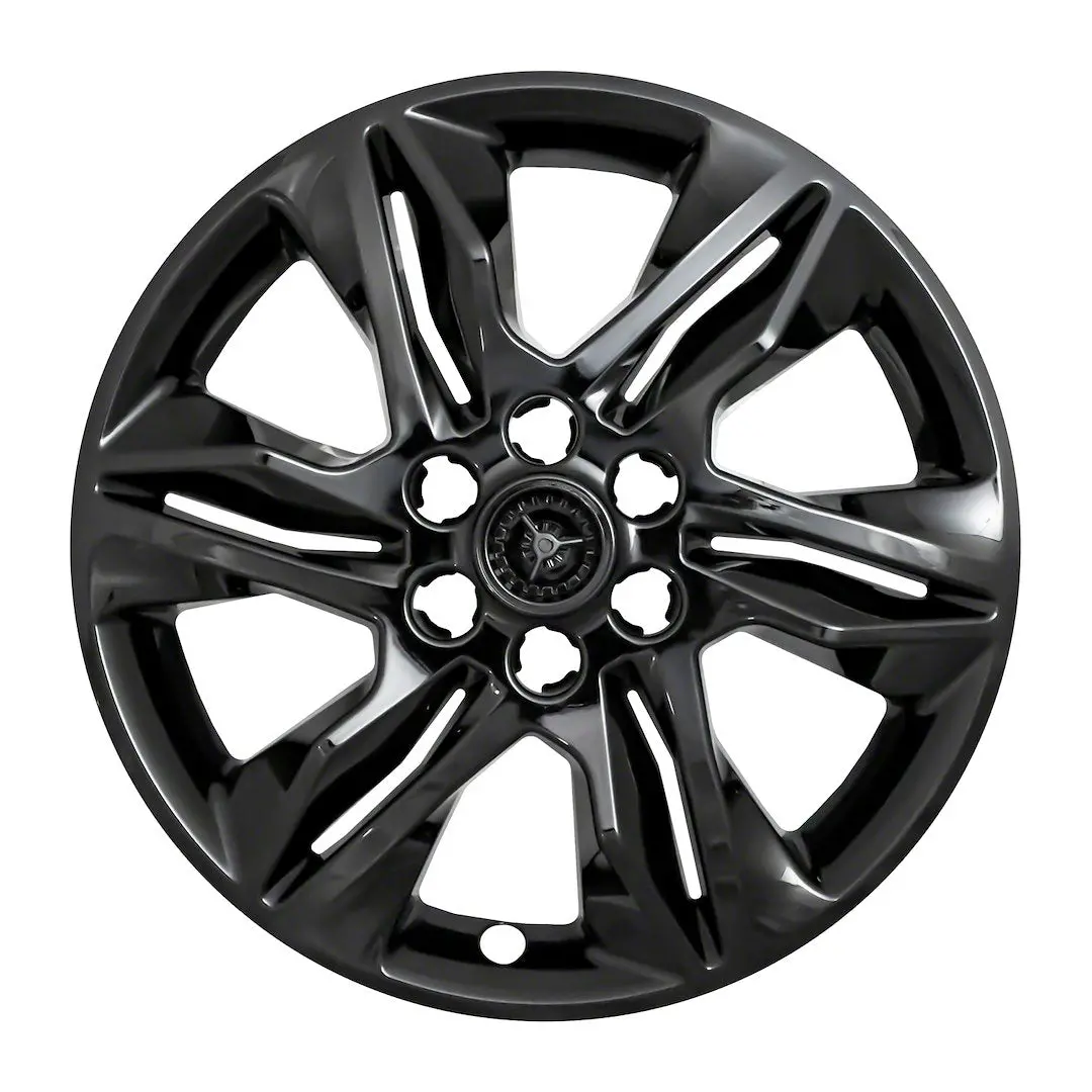 Coast2Coast IMP438BLK Snap-On Wheel Skins – 18" Gloss Black, 6-Spoke OEM-Style Fit for SUVs & Trucks