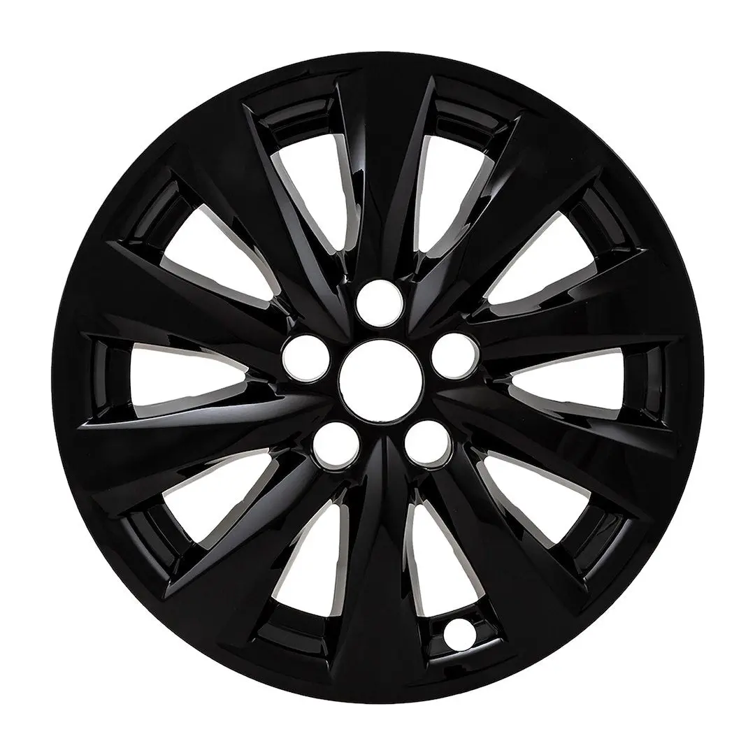 Coast2coast Imp448blk Impostor Wheel Skins | Impostor | 17 Inch | 10 Spokes | Snap-On | Gloss Black | Abs Plastic | Set Of 4 | Oem-Style Fit | Durable Abs Construction | Fits Many 17" Oem Steel Wheels On Chevy, Ford, Dodge, Toyota 1