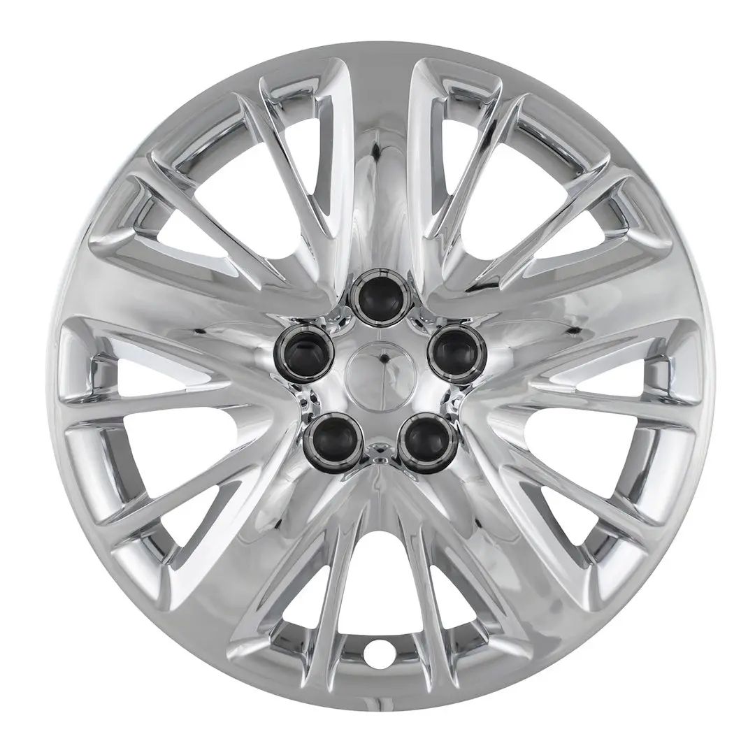 Coast2Coast 18-Inch Chrome Wheel Covers – 5-Spoke OEM-Style Lug Caps for SUVs and Trucks