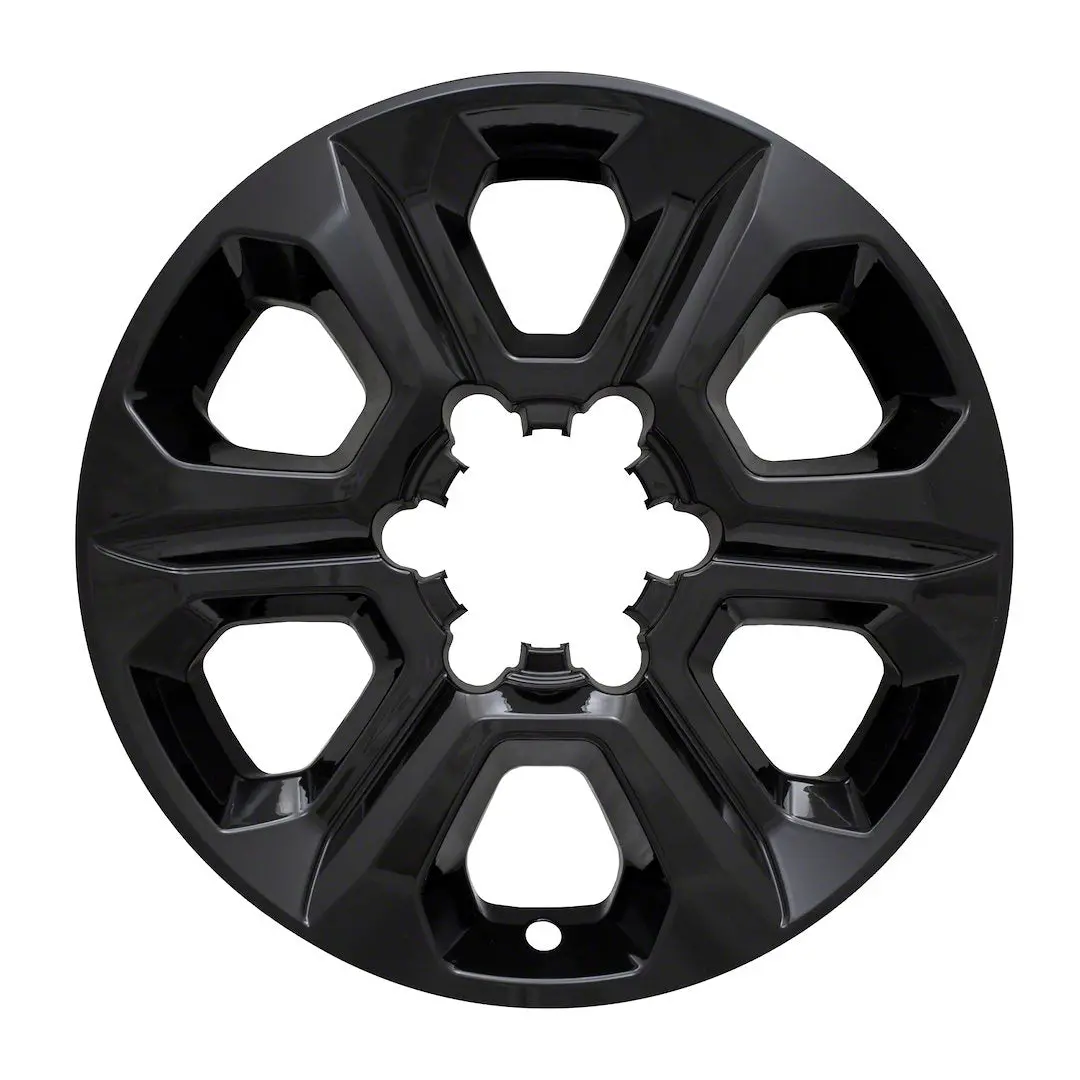 Coast2coast Iwcimp413blkn Impostor Wheel Skins | Impostor | 17 Inch | 6 Spokes | Snap-On | Gloss Black | Abs Plastic | Set Of 4 | Oem-Style Fit | Durable Abs Construction | Fits Many 17" Oem Steel Wheels On Chevy, Ford, Dodge, Toyota 1