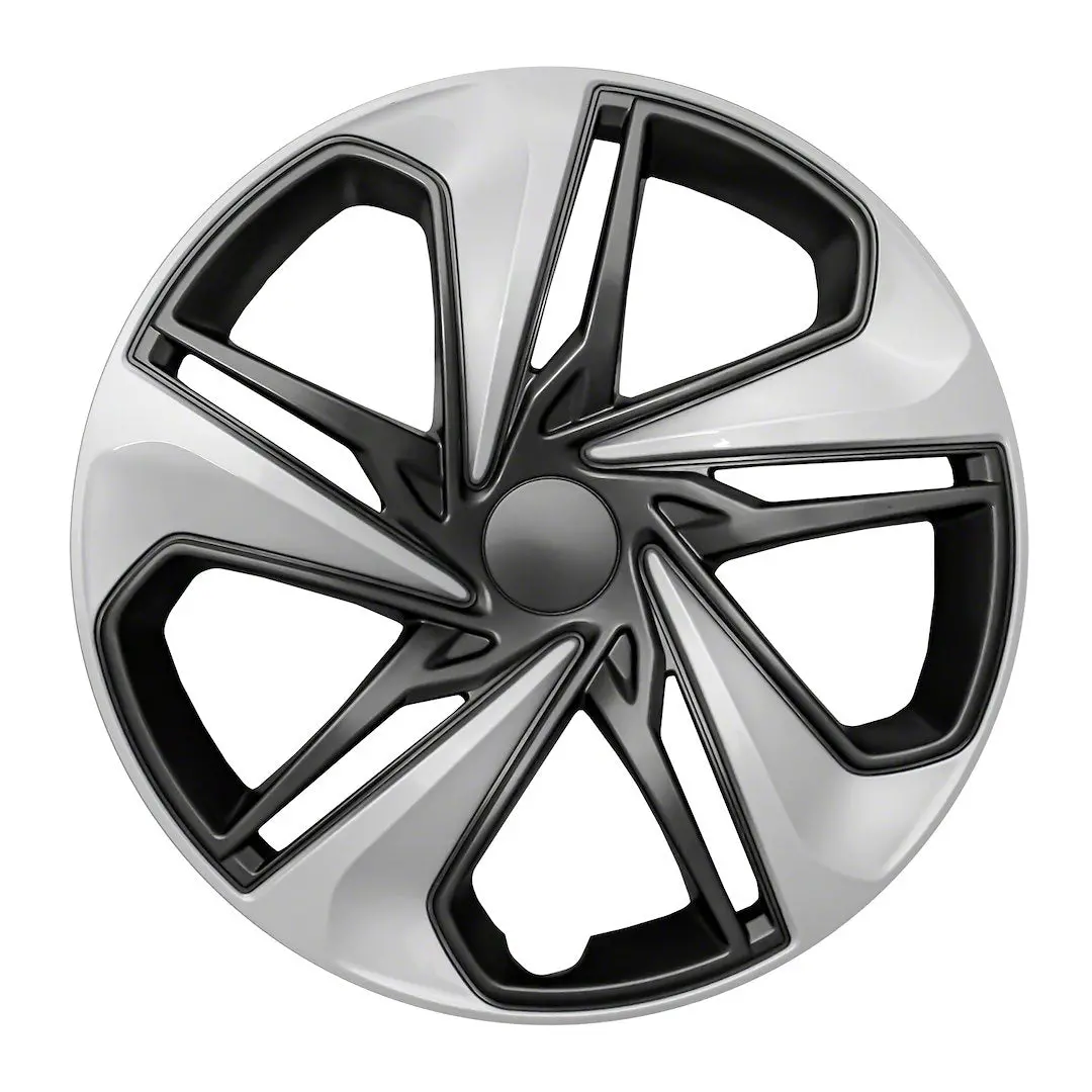 Coast2coast Iwc54116sc Wheel Covers | 16 Inch | 5 Split Spoke | Painted | Silver And Charcoal | Abs Plastic | Set Of 4 | Oem-Style Fit | Durable Abs Construction | Fits Many 16" Steel Wheels On Toyota Camry, Honda Accord, Ford Fusion 1