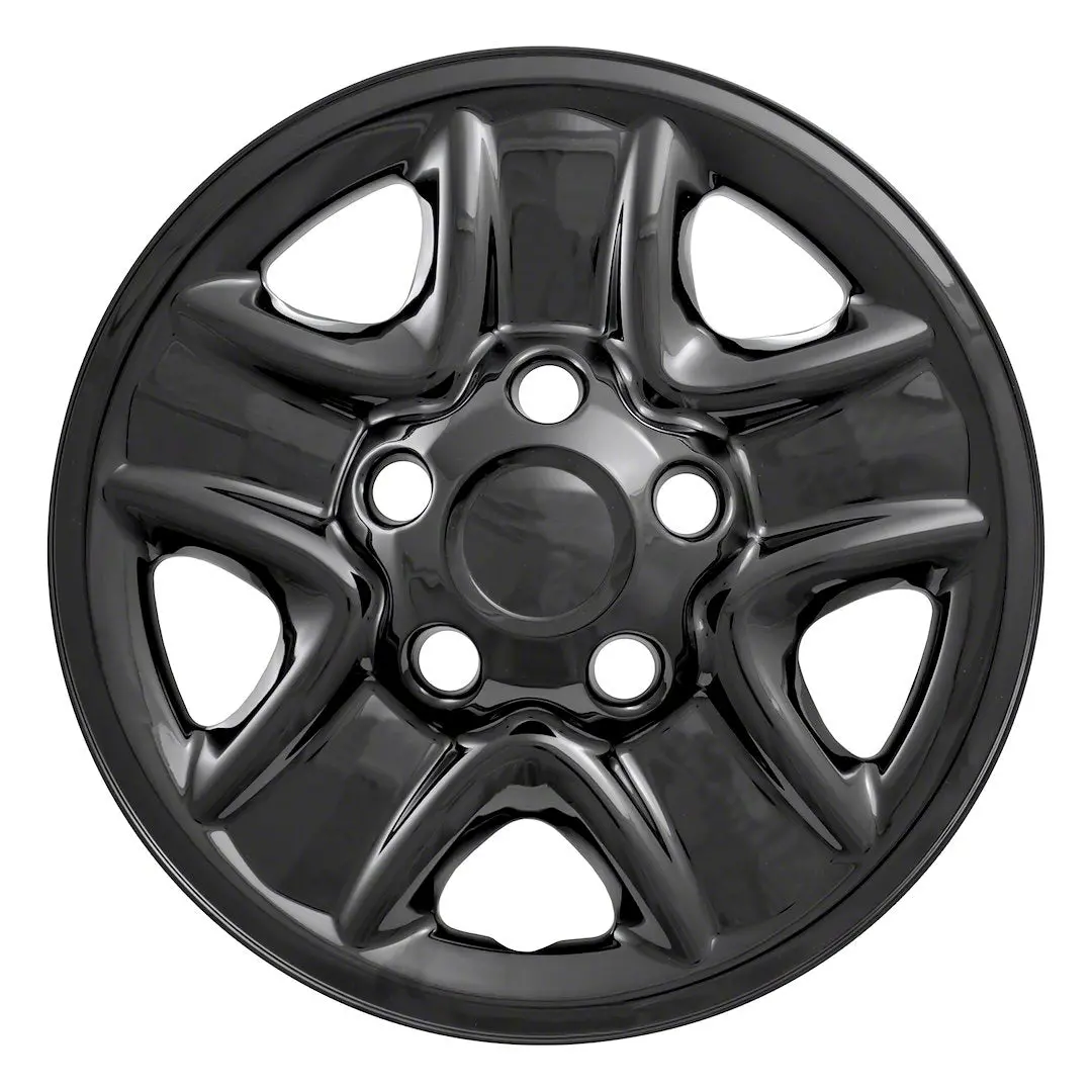 Coast2coast Iwcimp77blk Impostor Wheel Skins | Impostor | 18 Inch | 5 Spokes | Snap-On | Gloss Black | Abs Plastic | Set Of 4 | Oem-Style Fit | Durable Abs Construction | Fits Many 18" Factory Steel Wheels On Suv & Truck Models 1