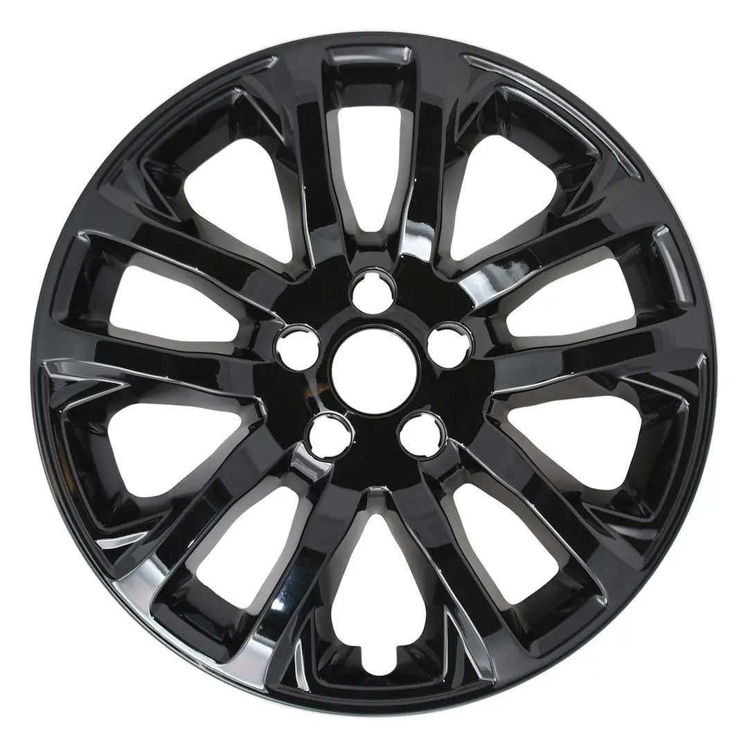 Coast2coast Imp457blk Impostor Wheel Skins | Impostor | 17 Inch | 5 Double Spokes | Snap-On | Gloss Black | Abs Plastic | Set Of 4 | Oem-Style Fit | Durable Abs Construction | Fits Many 17" Oem Steel Wheels On Chevy, Ford, Dodge, Toyota 1