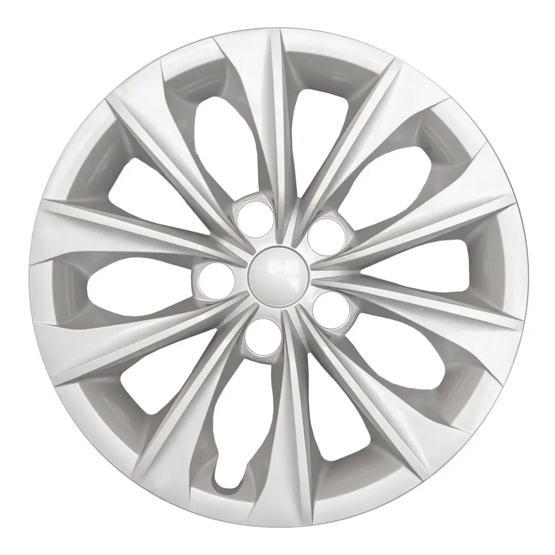 Coast2coast Iwc51416s Wheel Covers | 16 Inch | 10 Spoke | Silver | Plastic | Set Of 4 | Standard Leg | Oem-Style Fit | Durable Abs Construction | Fits Many 16" Steel Wheels On Toyota Camry, Honda Accord, Ford Fusion 1