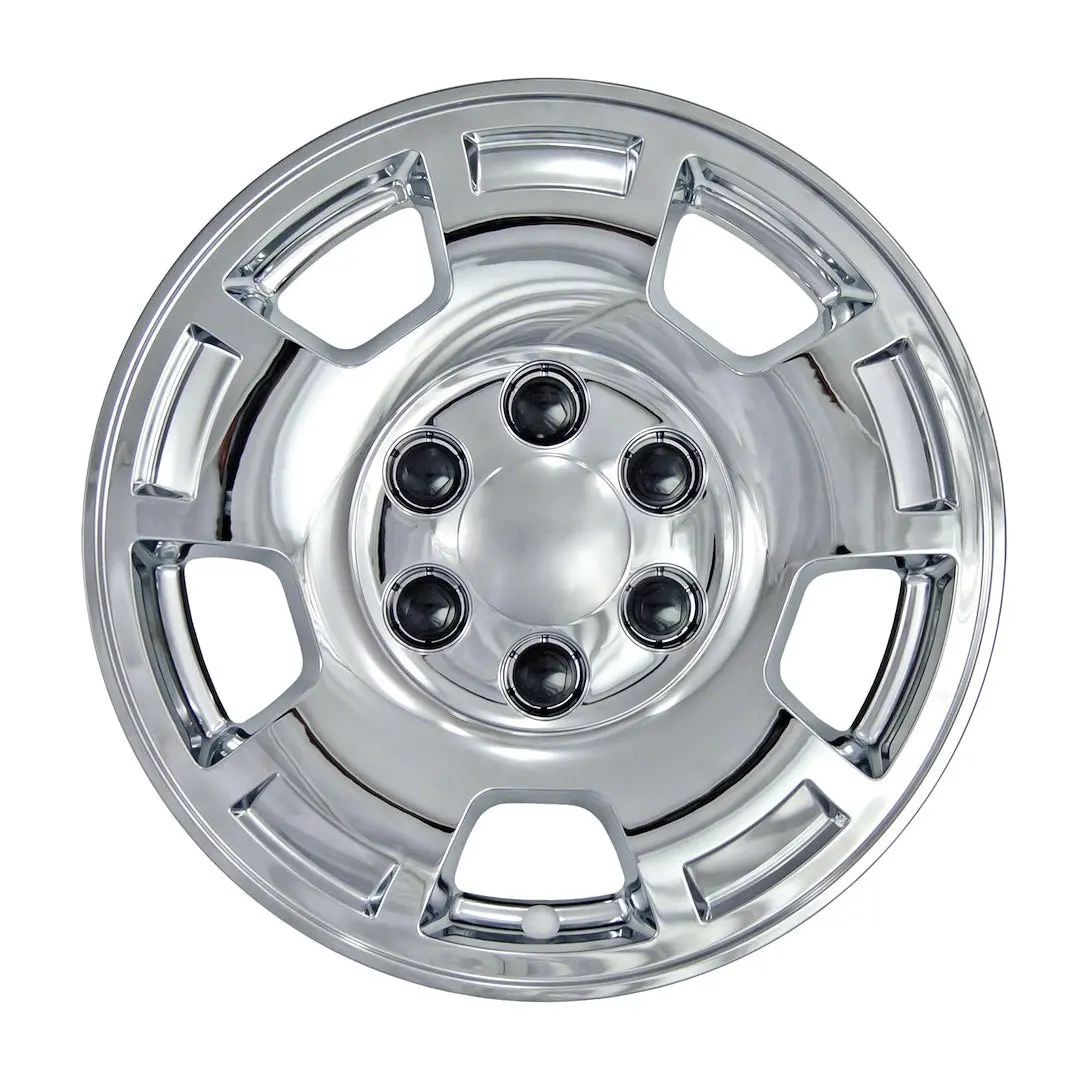 Coast2Coast IMP347X Snap-On Chrome Wheel Skins – 17" 5-Spoke OEM-Style Covers for Chevy, Ford, Dodge & Toyota Steel Rims