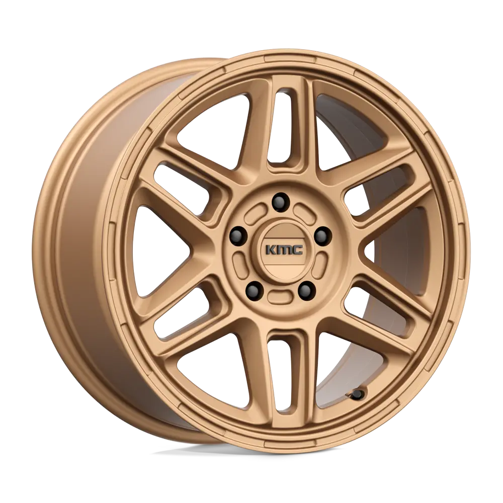 17x8 Matte Bronze KMC Alloy Wheel – 38mm Offset
