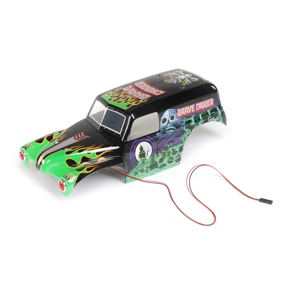 Body Set, Grave Digger, Painted: Mini Lmt Los210044 1