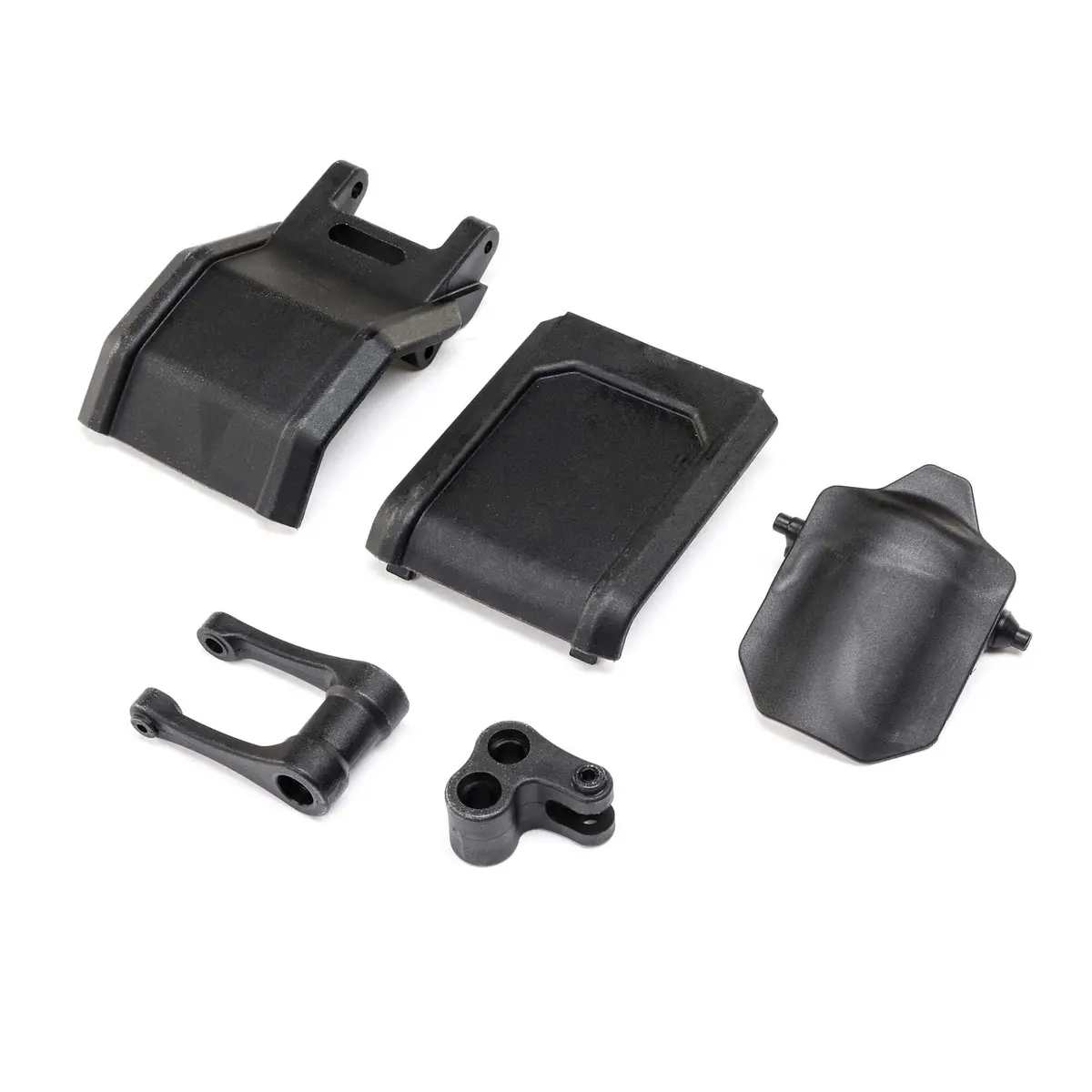Losi Pull Rod, Knuckle & Skid Plates: Promoto-Mx Los264001 1