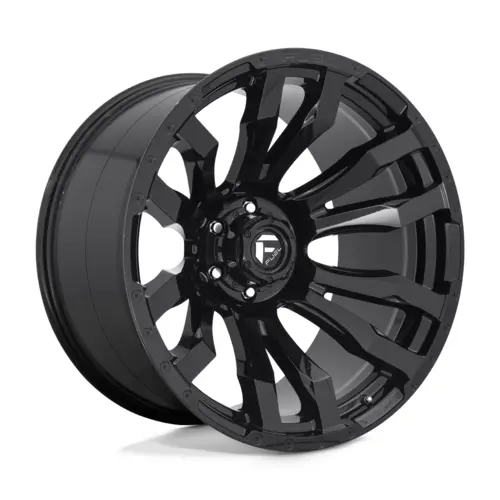 Fuel 1Pc D675 Blitz Gloss Black 20X10 4X4 1