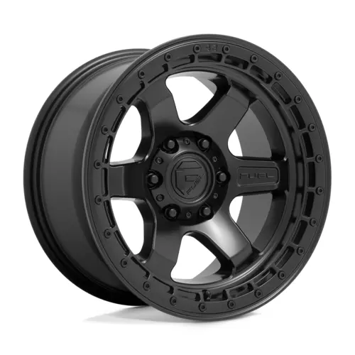 Fuel 1Pc D750 Block Matt Black 18X9 4X4 1