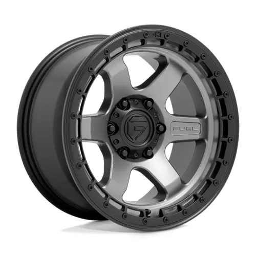 Fuel 1Pc D752 Block Matt Gun Metal 18X9 4X4 1