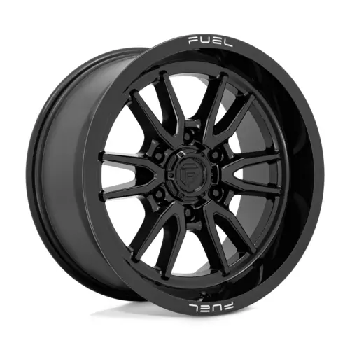 Fuel 1Pc D760 Clash Gloss Black 22X12 4X4 1