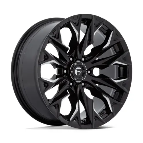 Fuel 1Pc D803 Flame Gloss Black Milled 20X10 4X4 1