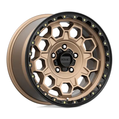Kmc Km545 Trek Matt Bronze Black Lip 17X9 4X4 1