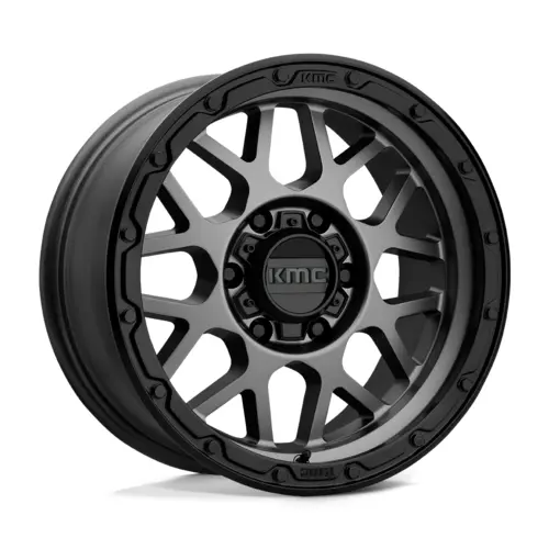 Kmc Km535 Grenade Off-Road Matt Gray Matt Black Lip 18X8,5 4X4 1